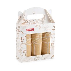 Komplet ścierek kuchennych świąteczny ZWOLTEX Christmas Charm bursztynowy