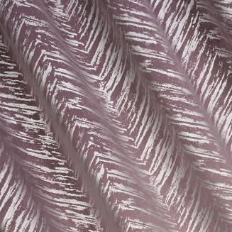 Zasłona gotowa na przelotkach SARA 140x250 Eurofirany pudrowy/srebrny