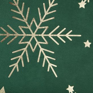 Obrus świąteczny 85x85 Eurofirany ciemnozielony