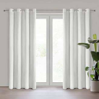 Zasłona gotowa na przelotkach VANI 140x250 Eurofirany naturalny