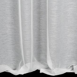 Firana gotowa na przelotkach KIDS Eurofirany kremowa ozdobiona taśmą ze słonikami