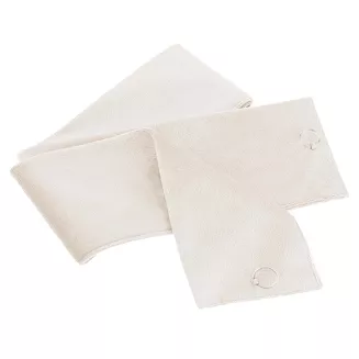 Szarfa do zasłony Velvet Soft 8x140 welurowa jasnobeżowa