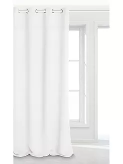 śnieżnobiała zasłona zaciemniająca blackout 140x250 hold