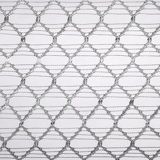 Firana gotowa na przelotkach AIDEN 140x250 Eurofirany srebrny