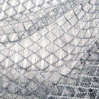 Firana gotowa na przelotkach AIDEN 140x250 Eurofirany srebrny