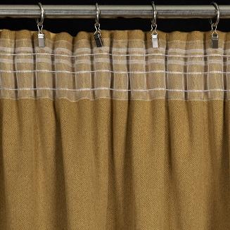 Zasłona gotowa na taśmie CARLO 130x300 Eurofirany miodowy