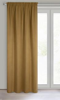 Zasłona gotowa na taśmie CARLO 130x300 Eurofirany miodowy