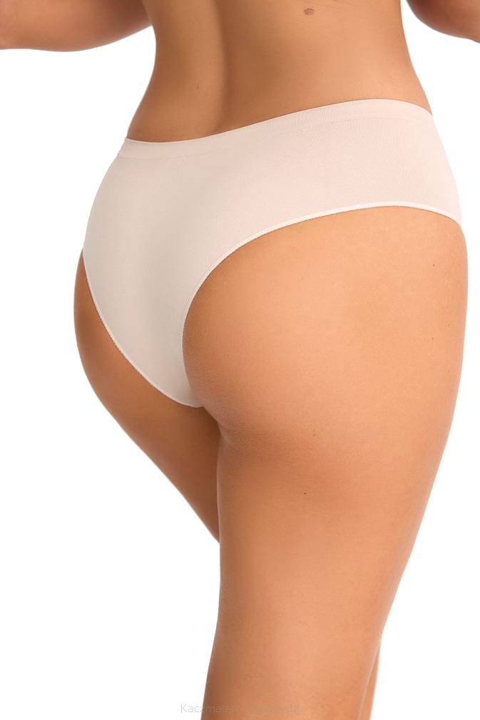 Brazyliany damskie bikini Sofia 009 bezszwowe beżowe