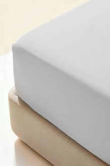 Prześcieradło polarowe z gumką MIŚ Fluffy 120x200 mikrofibra szare