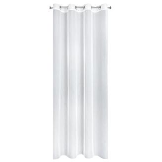 Firana gotowa na przelotkach MIREA 140x260 Eurofirany biały