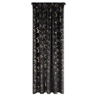 Zasłona gotowa na taśmie RAJA 140x270 Eurofirany czarny