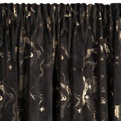 Zasłona gotowa na taśmie RAJA 140x270 Eurofirany czarny