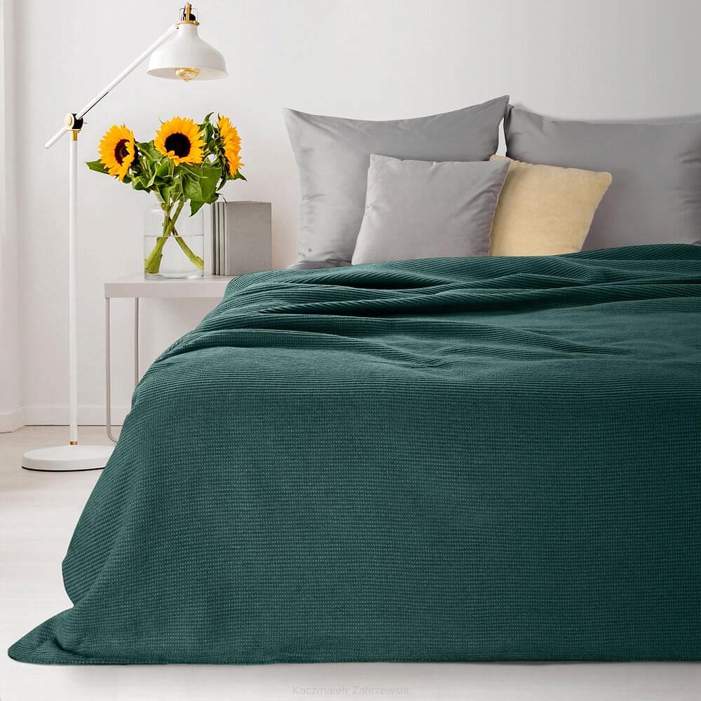 Koc narzuta AMBER 150x200 Design91 turkusowy