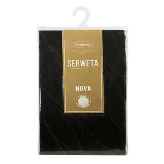 Obrus dekoracyjny SUZANA 85x85 Eurofirany czarny