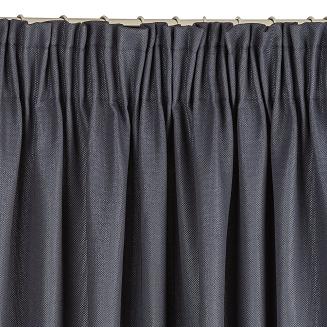 Zasłona gotowa na taśmie ESSME 140x270 Eurofirany granatowy