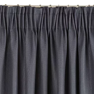 Zasłona gotowa na taśmie ESSME 140x270 Eurofirany granatowy