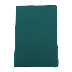 Prześcieradło jersey bez gumki 160x200 szmaragdowe