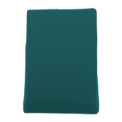 Prześcieradło jersey bez gumki 160x200 szmaragdowe