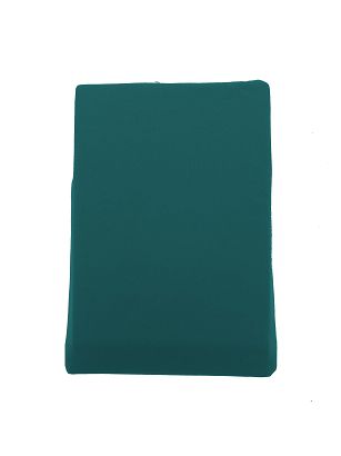 Prześcieradło jersey bez gumki 160x200 szmaragdowe