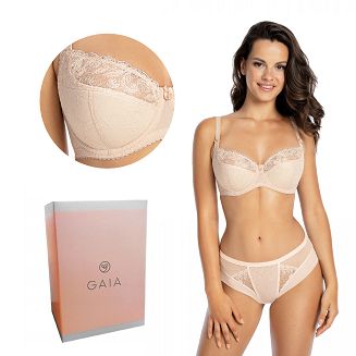 Biustonosz GAIA Semi-soft Goldie 899 półusztywnany beżowy