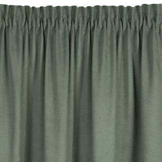 Zasłona gotowa na przelotkach MONTE 140x250 Eurofirany zielony