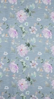 Zasłona gotowa na przelotkach FLORA 140x250 Eurofirany wielokolorowy