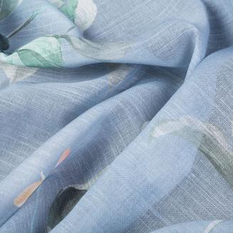 Zasłona gotowa na przelotkach FLORA 140x250 Eurofirany wielokolorowy