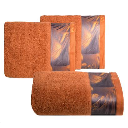 Ręcznik bawełniany SIMONA 50x90 Eva Minge Eurofirany ceglasty