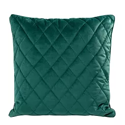 Poszewka dekoracyjna VELVET 45x45 Eurofirany ciemnoturkusowy