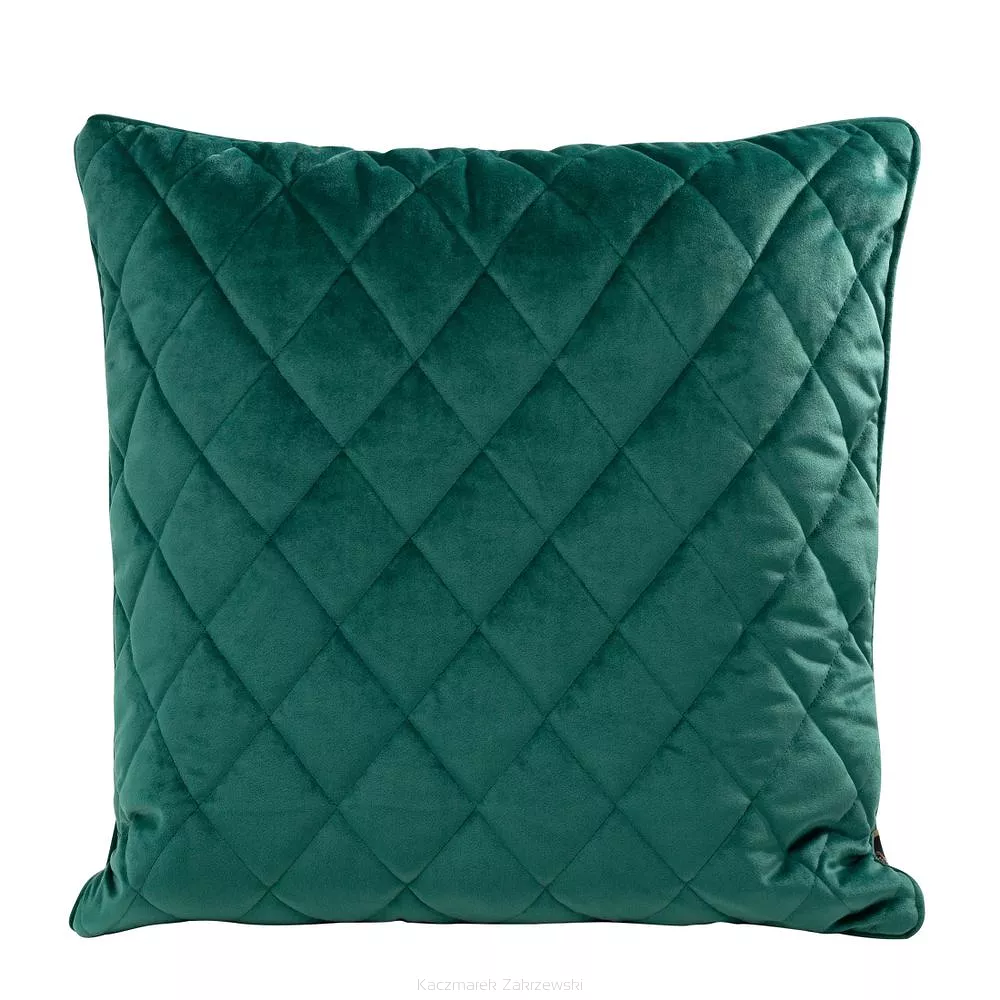 Poszewka dekoracyjna VELVET 45x45 Eurofirany ciemnoturkusowy