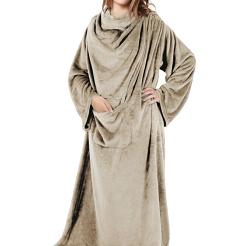 Koc narzuta TV 150x180 Design91 beżowy