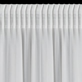 Zasłona gotowa na taśmie ROSES 140x270 Eva Minge Eurofirany biały