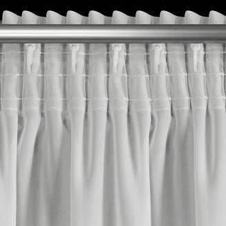 Zasłona gotowa na taśmie ROSES 140x270 Eva Minge Eurofirany biały