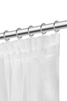 Firana gotowa na taśmie LUNA 300x270 biała