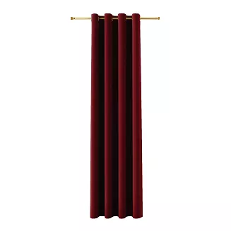 Zasłona gotowa na przelotkach BLACKOUT VELVET 140x230 czerwona