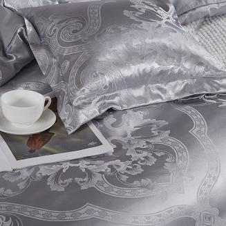 Ekskluzywna Pościel Atłasowa Z Haftem 220x200 AT009