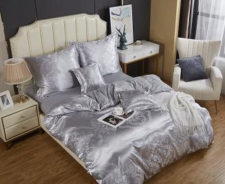 Ekskluzywna Pościel Atłasowa Z Haftem 220x200 AT009