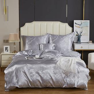 Ekskluzywna Pościel Atłasowa Z Haftem 220x200 AT009