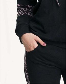 Dres damski LUNA kod 308 czarny zebra