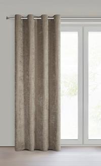 Zasłona gotowa na przelotkach VANI 140x250 Eurofirany beżowy