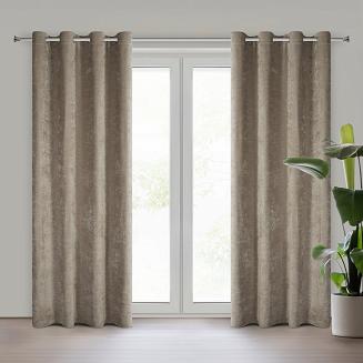 Zasłona gotowa na przelotkach VANI 140x250 Eurofirany beżowy