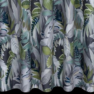 Zasłona gotowa na szelkach GARDEN 155x240 Eurofirany zielony