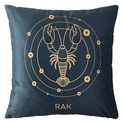 Poszewka dekoracyjna ZODIAK 40x40 Darymex granatowa Rak