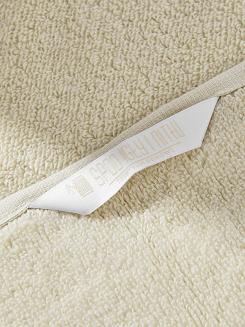 Ręcznik bawełniany LIBRE 100x150 beżowy z białą bizą