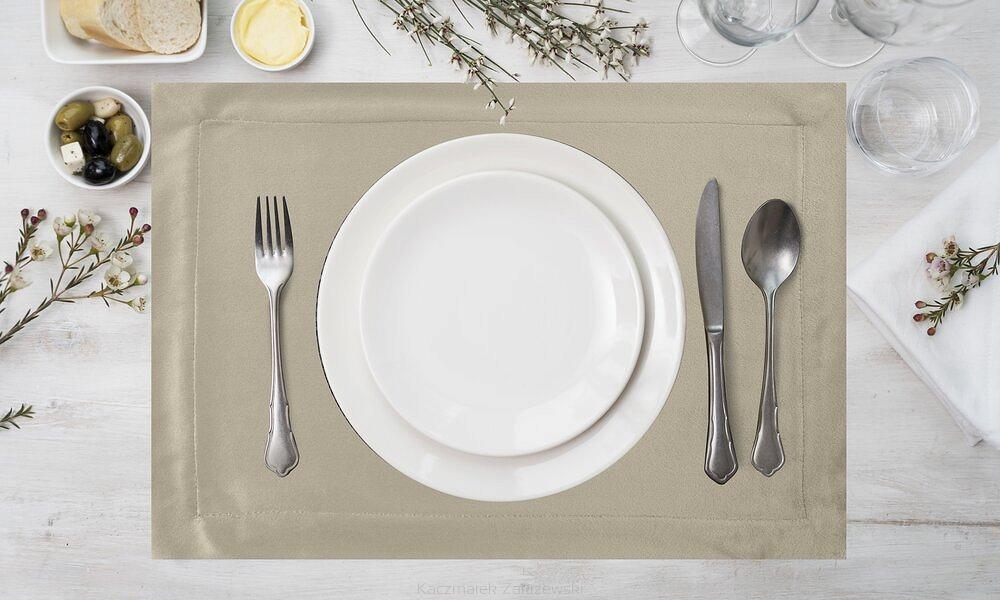 Obrus dekoracyjny MELINDA 40x30 Eurofirany beżowy