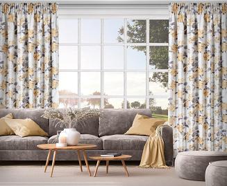 Zasłona gotowa na taśmie ALISON 140x270 Eurofirany wielokolorowy