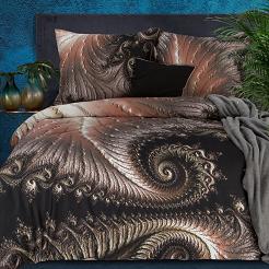 Pościel satynowa REINA 220x200 Eurofirany brązowy