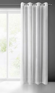 Firana gotowa na przelotkach ANGELA 140x250 Eurofirany biały