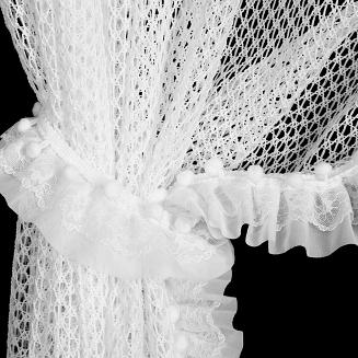 Firana gotowa na taśmie ALEX 140x270 Eurofirany biały