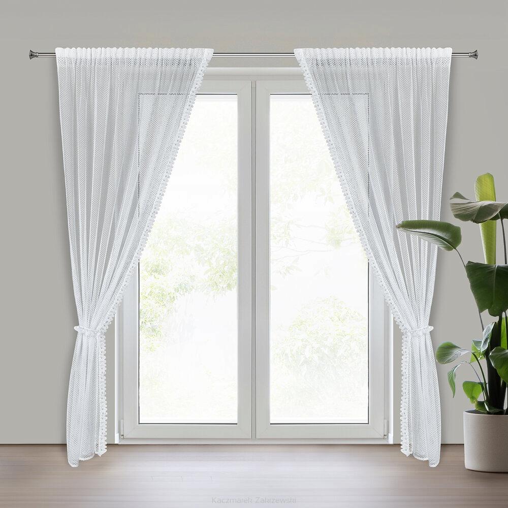 Firana gotowa na taśmie ALEX 140x270 Eurofirany biały